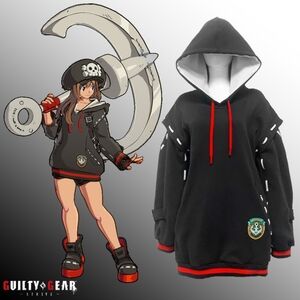 L Guilty Gear May Cosplay + Hat + Totsugeki Dolphin Plush